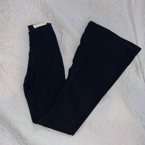Aerie ruched flare leggings, size XS